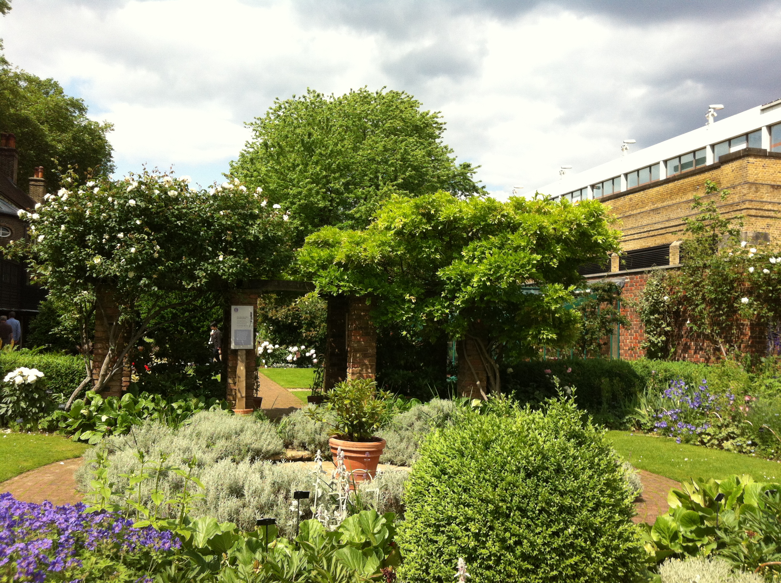 The gardens of the Geffrye Museum, London