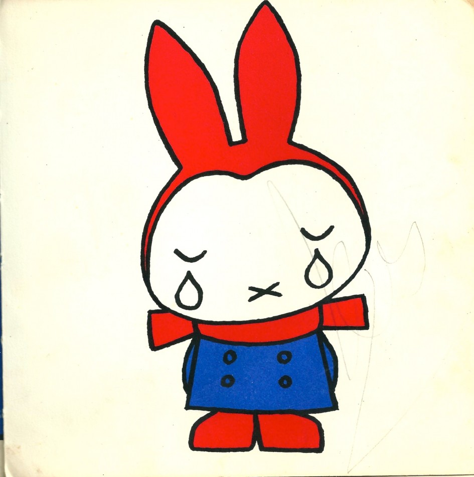 Miffy crying from Miffy in the snow