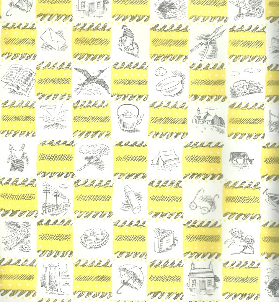 Daunt Books 50s style wrapping paper