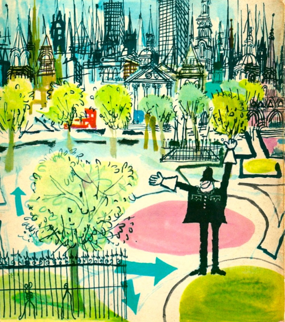 Exploring London, 1965, back cover